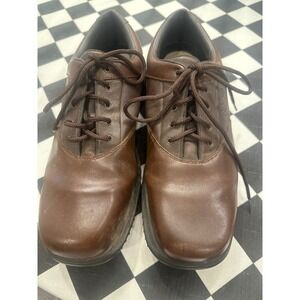 Callaway Golf CG Collection Leather Shoes Men's 10.5 Brown Lace Up Comfort